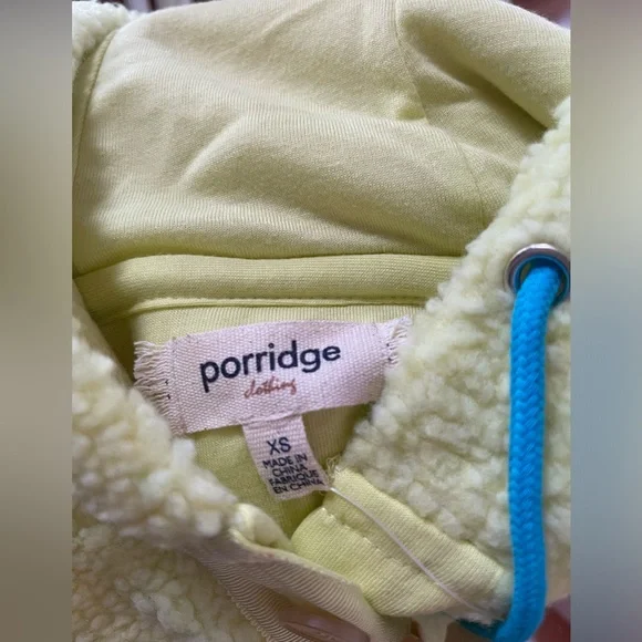 Anthropologie NWT vibrant fleece hoodie, Sz X-Sm, super fun! Crop style. - Picture 12 of 14